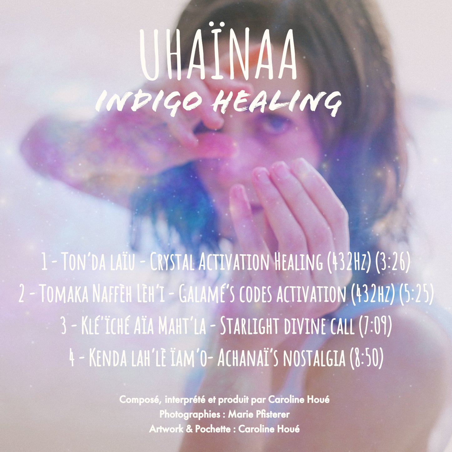 Indigo Healing - Pack Complet - 4 soins sonores avec chant médecine + 4 planches de codes de lumière + Livret d'accompagnement